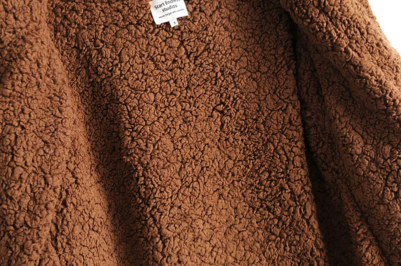 Winter Coat Women Long Hooded Parka Female Plus Size Jacket Cashmere Ladies Solid Loose Fur Coat Warm Casaco Teddy Femenino