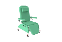 Hemodialysis chair Adjusted by manually
