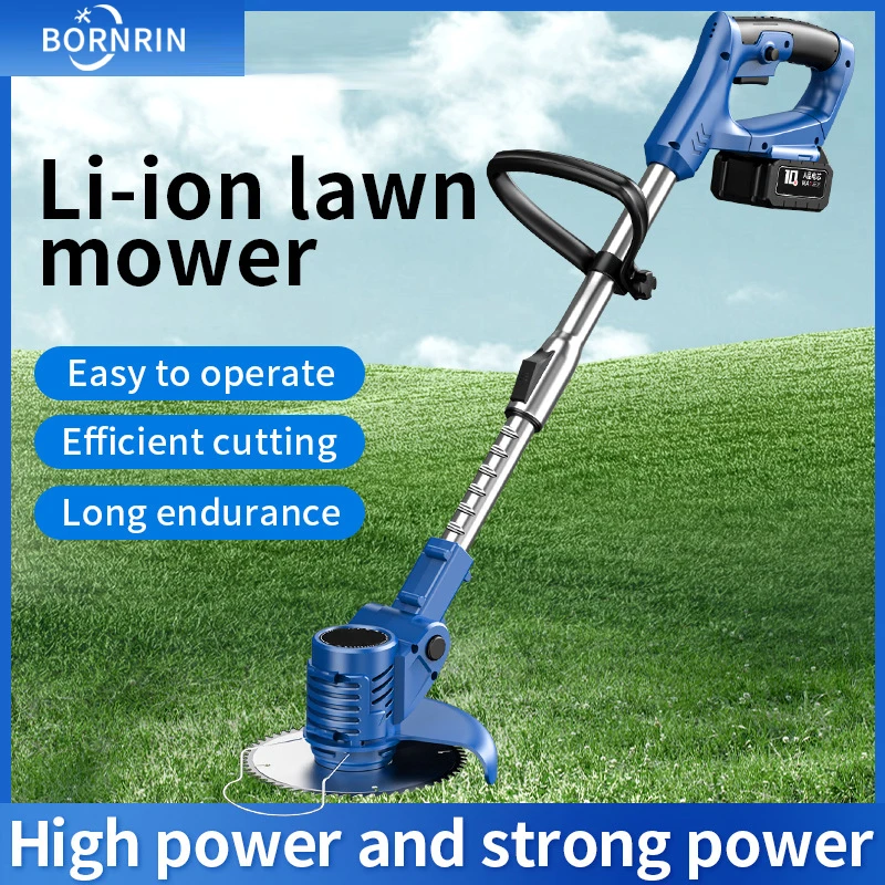 Lawn Mower 21V Garden String Trimmer Electric Weeder Small Household Lawn Mower grass lawn mower