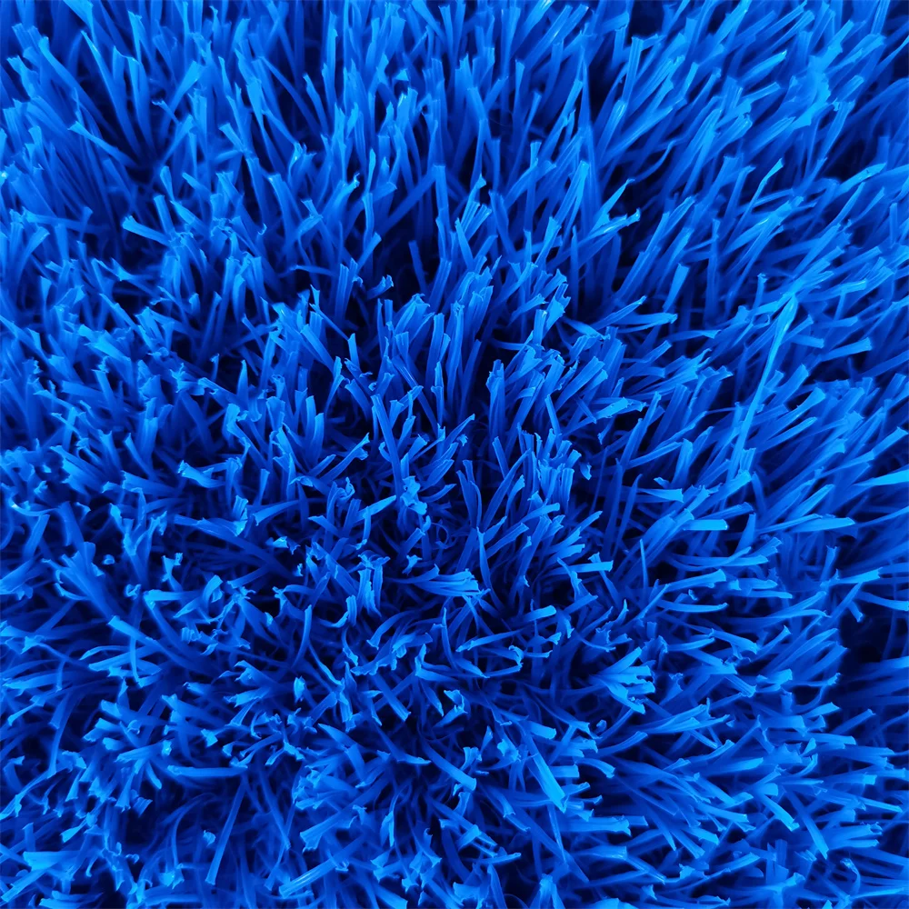 Artificial grass sweeper for plants decoration dog stairs with plastic lawn for outdoor cheap blue synthetic turf for football