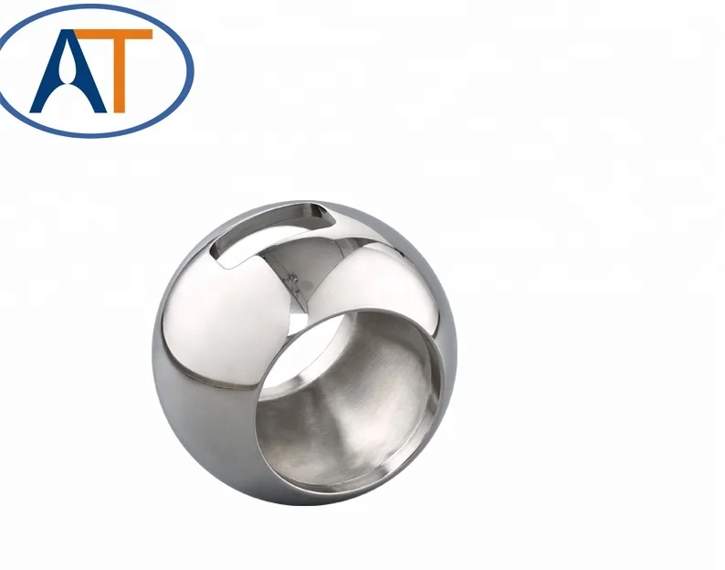 Factory direct sale newest technique industry use hollow stainless steel valve ball