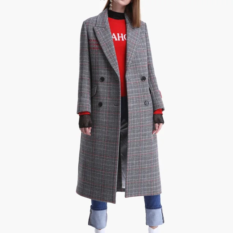 New Arrival Winter Oversized Collars Elegant Ladi Long Fur Coat