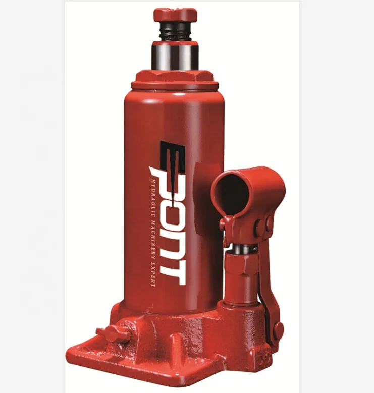 Garage Tool Durable Heavy Duty Red 4-Ton Hydraulic Bottle Jack