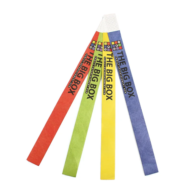 
Paper Bracelets Wristband Tyvek for Activity Custom Cheap Waterproof Wedding Party Favor Event & Party Supplies 