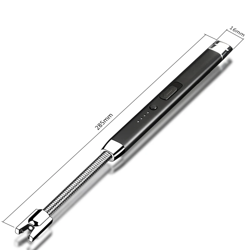JOFI USB перезаряжаемая стальная кухонная портативная свеча тонкая электронная пожарная зажигалка для барбекю свечей