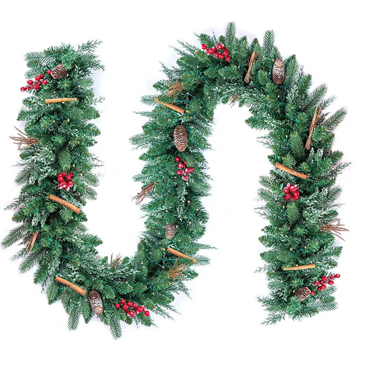 Christmas decoration rattan 2.7 meters encrypted luxury hanging ornaments Christmas rattan garland package Christmas decorations