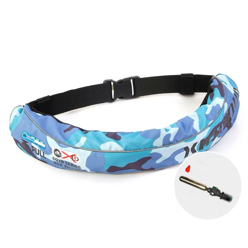 SOLAS different color life jacket for waist buoy manually or automatically inflatable belt
