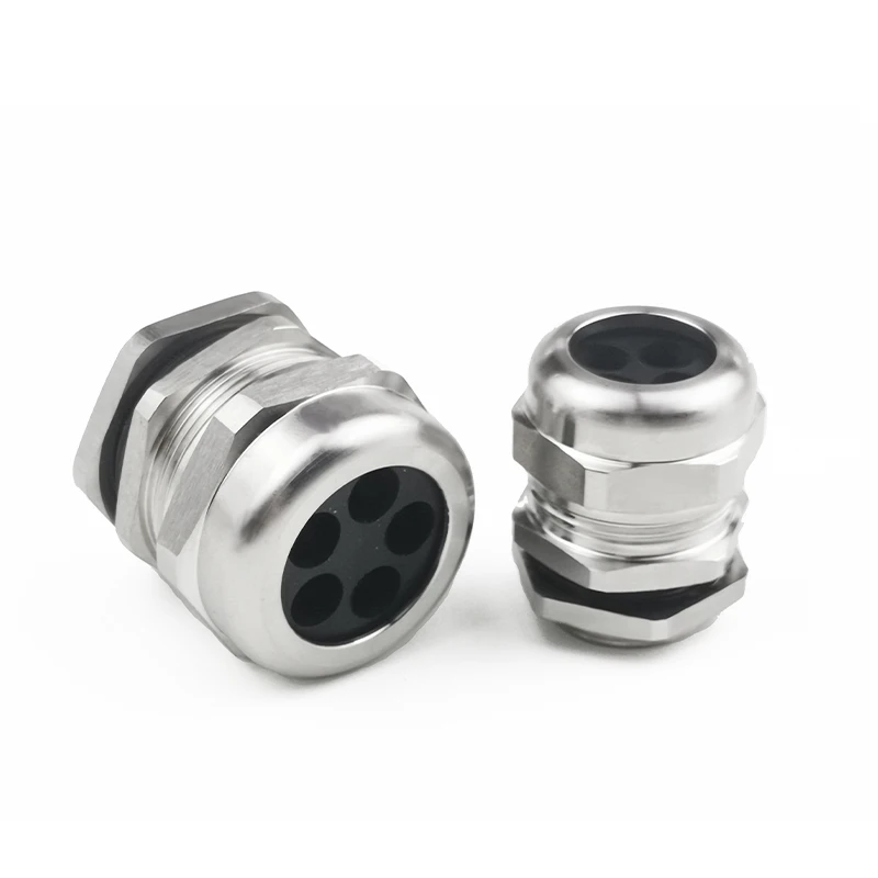 Многожильный кабельный сальник из нержавеющей стали, пористый сальник, многожильный кабельный сальник, вставка m16/m20