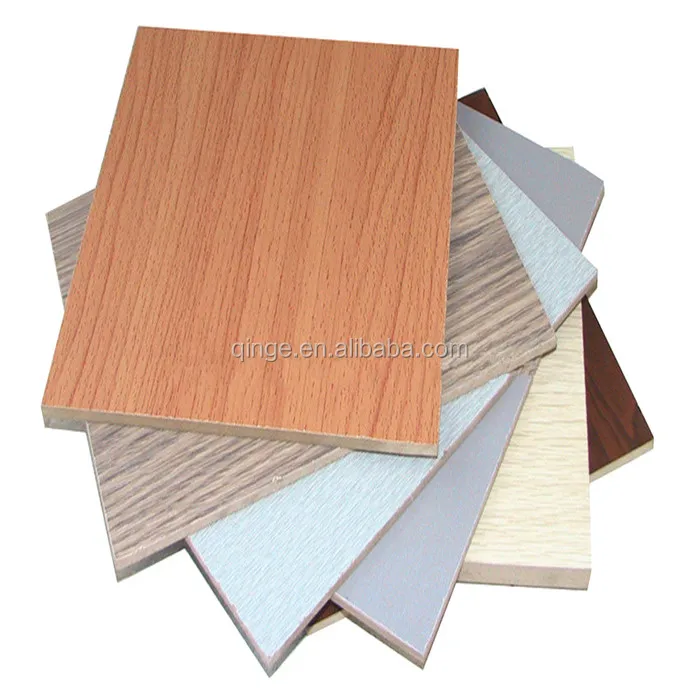 sublimation mdf wood with melamine laser cutting for office furniture and door
