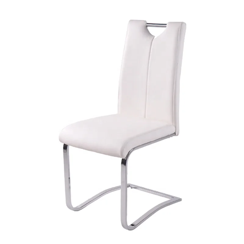 Factory cheap price home furniture wholesale PU Leather backrest dinning chair for dining room