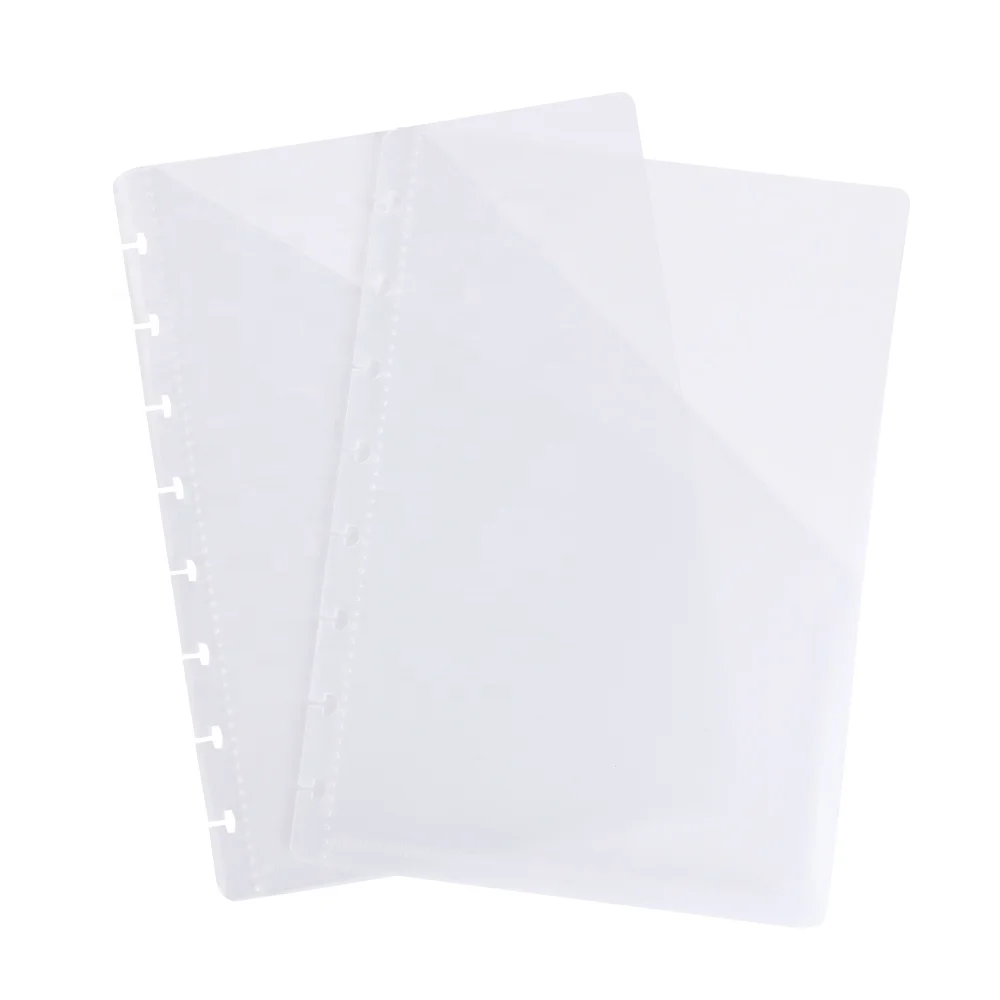 
 Полипропиленовый прозрачный Разделитель с 2 карманами, позволяющий хранить несколько страниц для блокнота  