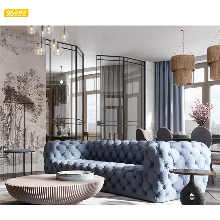 hot sell unique sofa couches-living room furniture chesterfield sofa R339