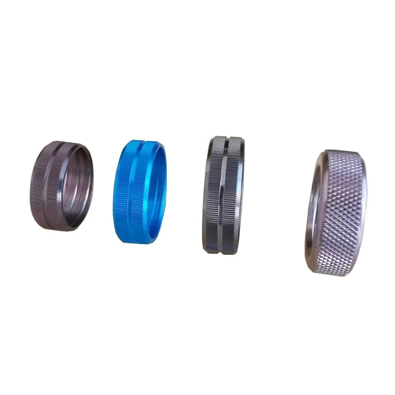 Fishing Rod colorful Aluminum Winding Checks customizable rod building components for reel seat lock