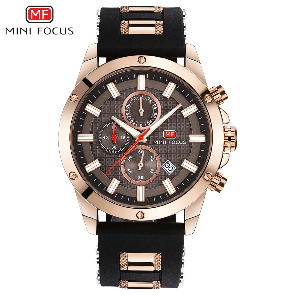 MINI FOCUS Quartz Own Logo Watch Top Sales water proof digital analog watches men watch