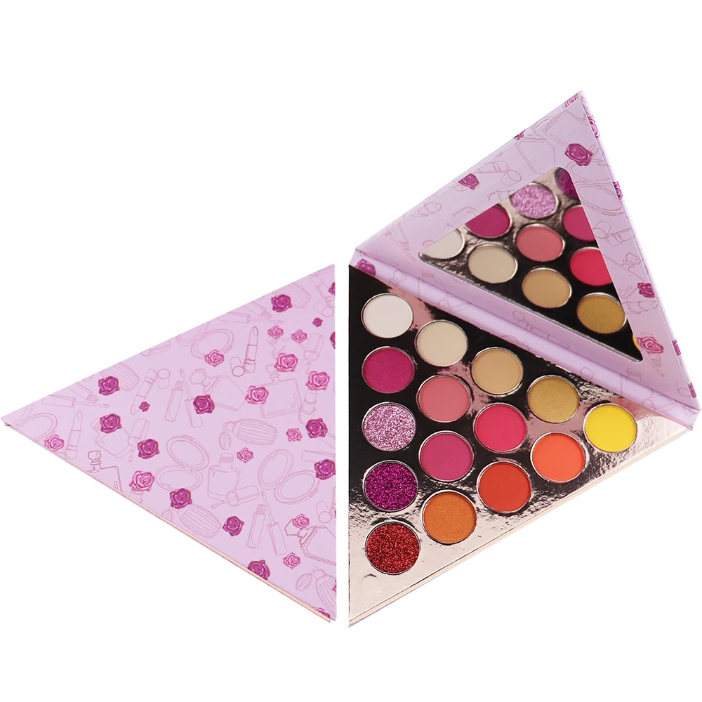 High pigment custom 15 color private label eyeshadow palette 2020 cosmetics