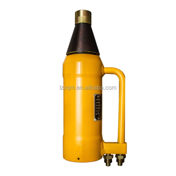 300 Ton Prestressed Double Activities Hydraulic Hollow Jack for Bridge Stainless Steel 50T Capacity Load