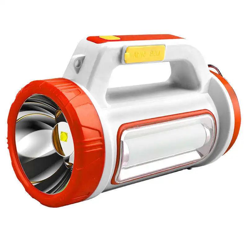 Solar SearchlightWaterproof Usb Rechargeable Led Tail Light 5 Modes Super Bright Camping Spotlight