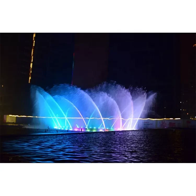 Indoor or outdoor luxury water feature lake small dancing musical floating dry pond fountain