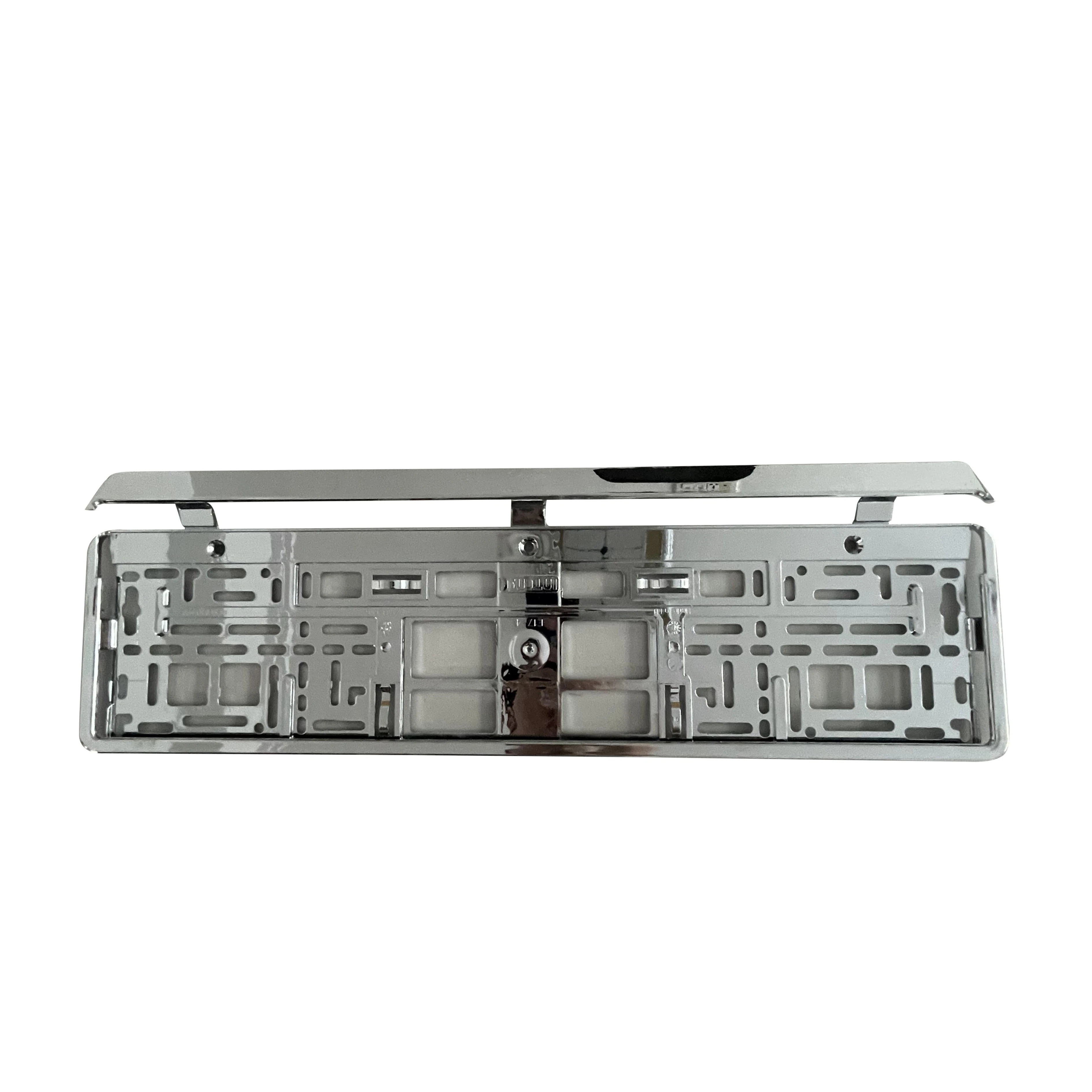 Hot Selling Euro electroplating Chrome License Plate Frame cover for car tags