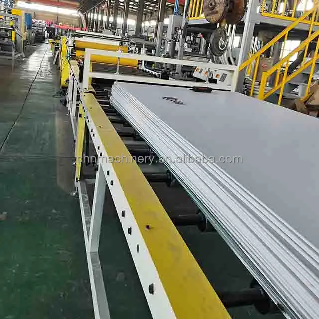 595*595 or 603*603 PVC film - covered gypsum ceiling board production line