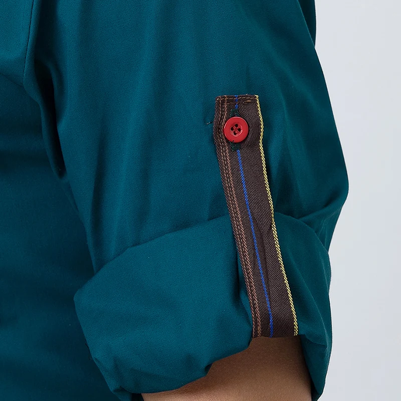 
Long Short Sleeve Restaurant Uniforms Kitchen Custom Logo Waiter Work Uniform Sets Chef Uniforms 