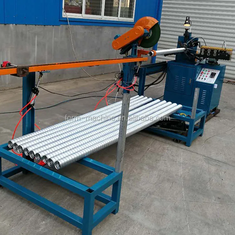 steel sheet roll forming machine post-tension concrete corrugated duct pipe making with best price