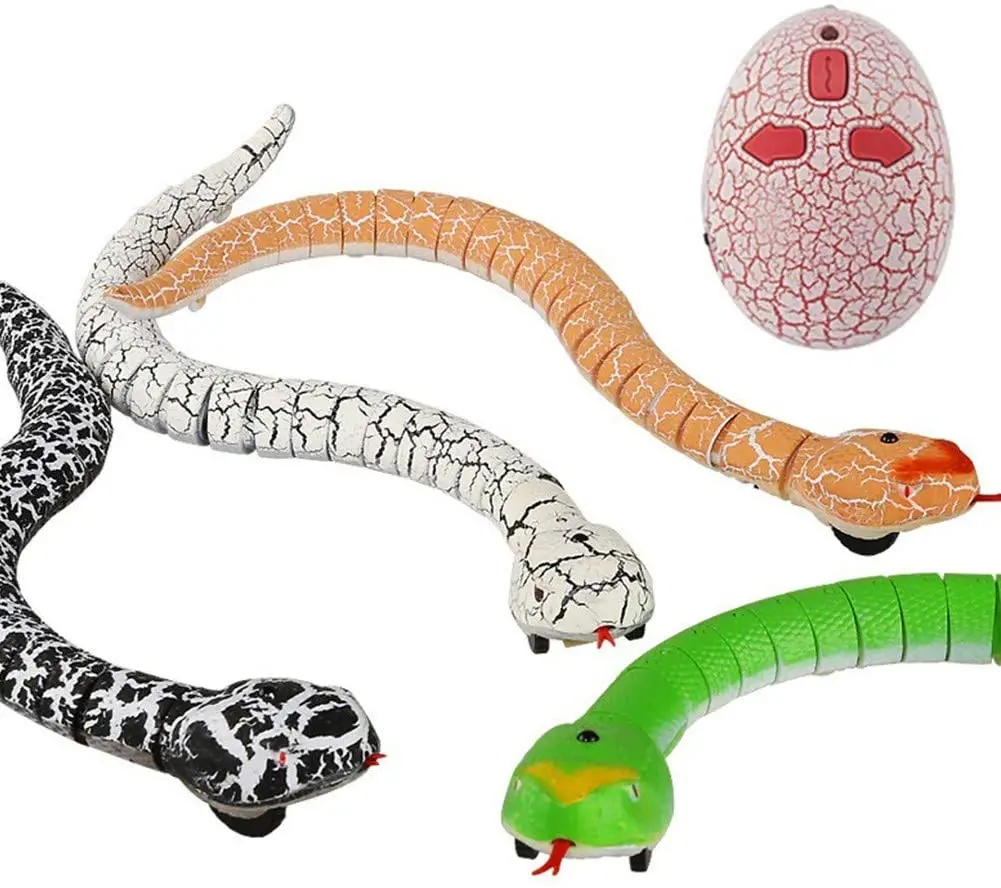 Realistic Animal RC Snake Toy with Egg-Shaped Infrared Controller Remote Control Snake remote control toy