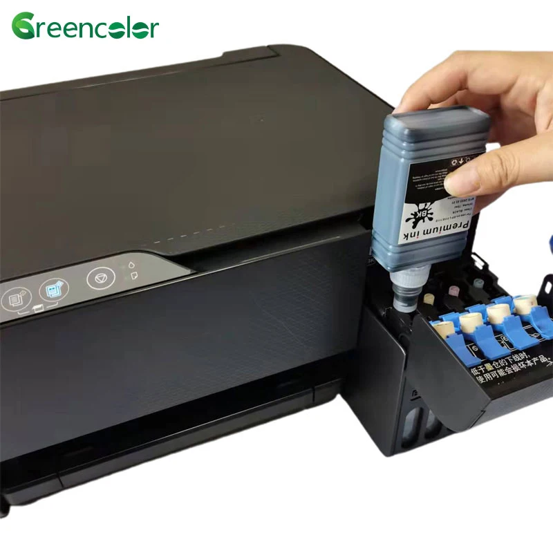 Greencolor New Patent 70/100/127ML Refill Dye Ink T664 for L110 L395 L220 L200 tinta epson 664 Compatible