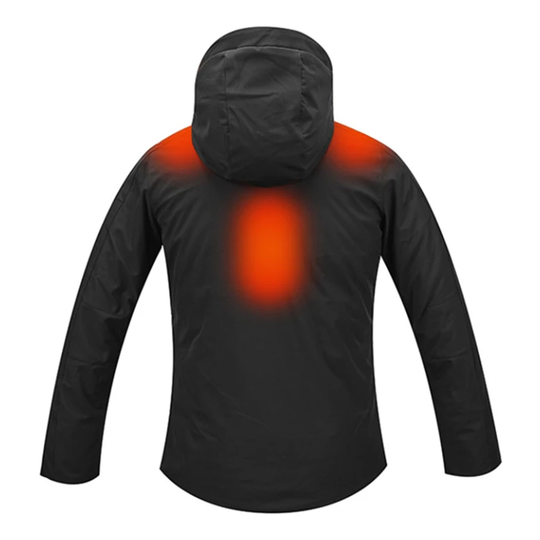 Battery Electric Heated Jackets Waterproof Keep Warm Unisex Heated Jacket