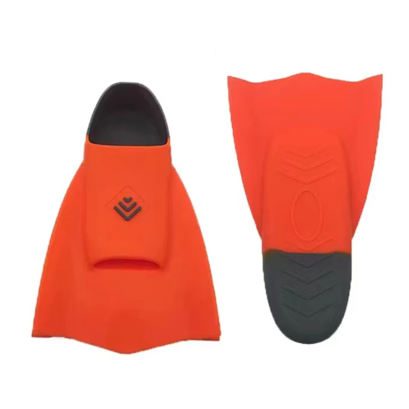 Befine high quality comfortable silicon full pocket heel short blade full size  training swim flippers swimming fins