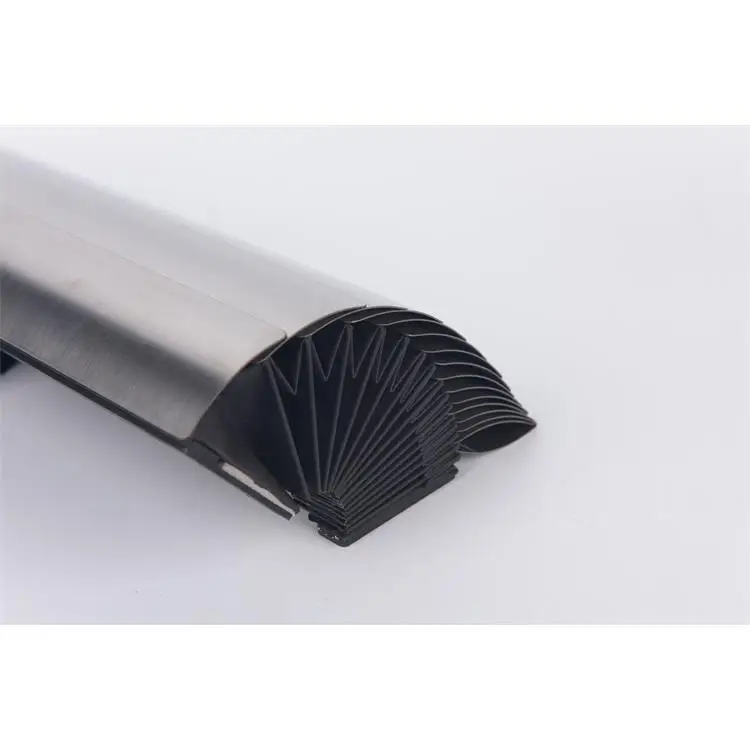 Finely Processed Telescopic Bellows Cover Lift Finned Bellow For Cnc Machine