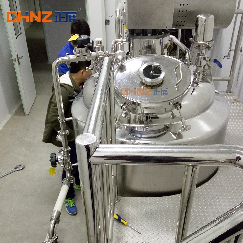 Cosmetic emulsion cream cream emulsifying homogenizer mixing tank high shear homogenizer soap liquid mixing equipment