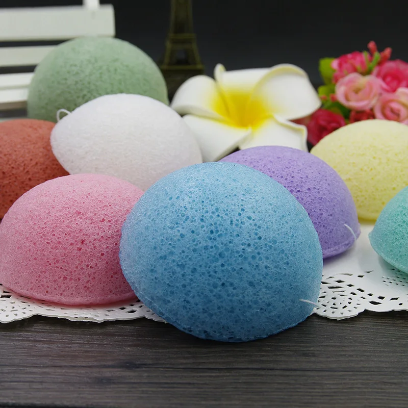 Bebevisa Gently Exfoliates Deeply Moisturizes All Skin Types Facial Konjac Sponge