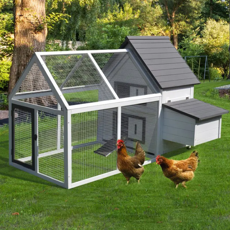 Chinese Manufacture Wholesale Small Animal House Wooden Chicken Coop with  Runway