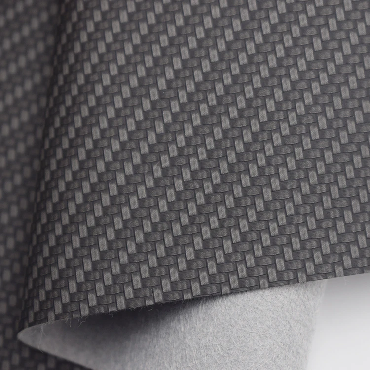 straw mat embossed strips pu leather for notebook label book binding