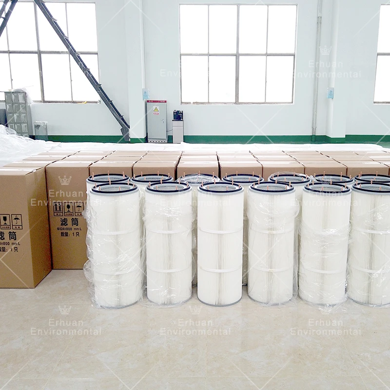 Erhuan Spunbonded Powder Coating Spray Booth Recycling Air Filter Cartridge