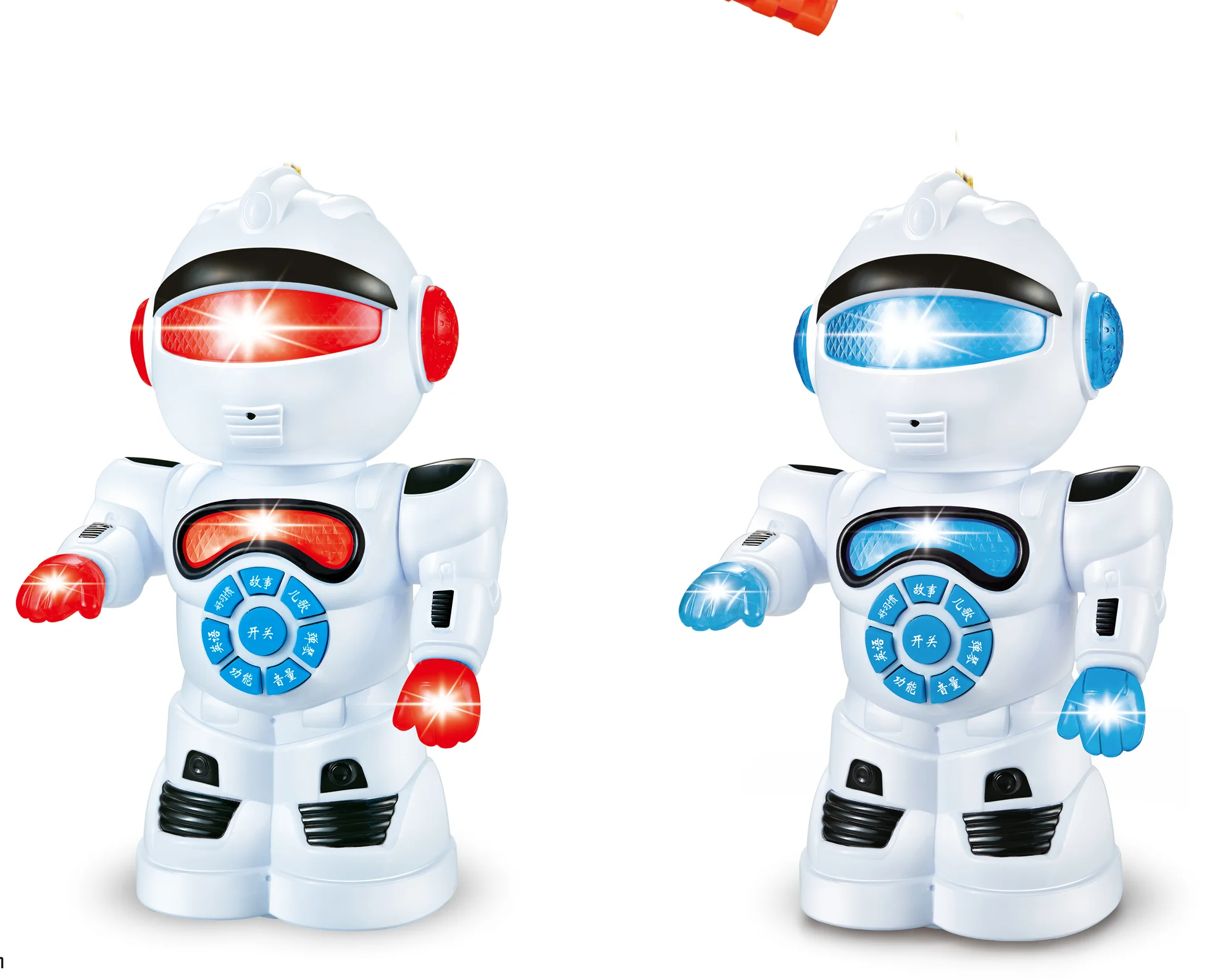 Kids Festival Light Toy Cartoon robot Portable Led Luminous Toy Festival Kids Hand Lantern Bubble Light Up Toy for kids