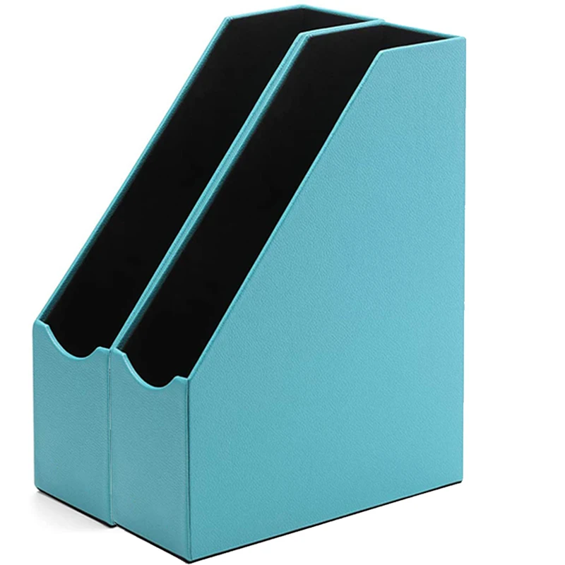 Custom Design A5 Office Desktop Storage Rack Table Cardboard Pencil Documents Paper Organizer Box Set/holder