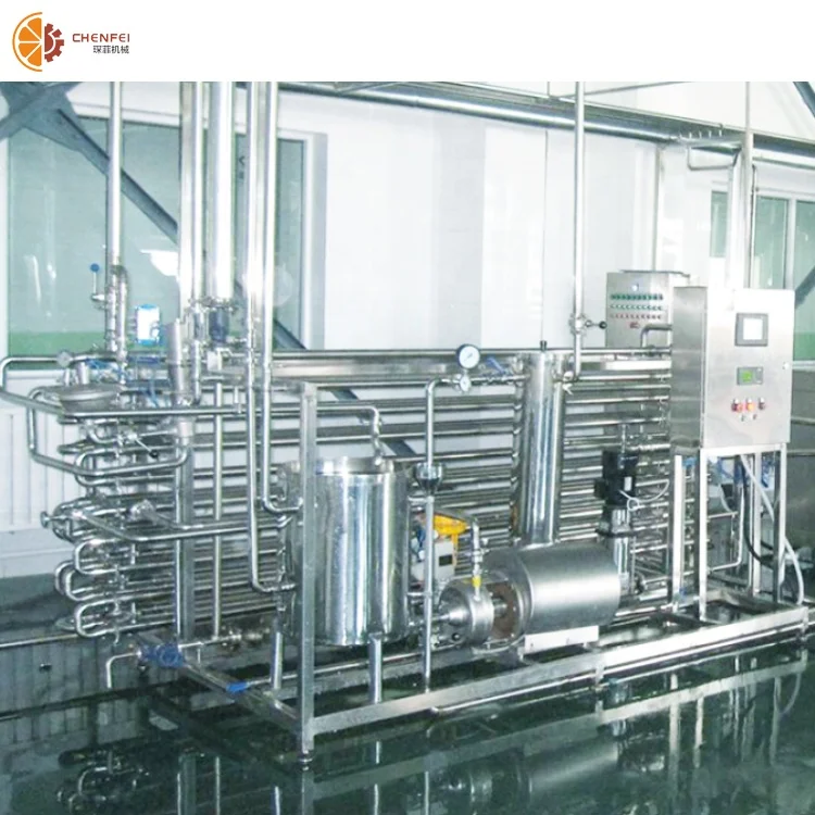 juice pasteurization machine industrial fresh milk tubular sterilizer machine