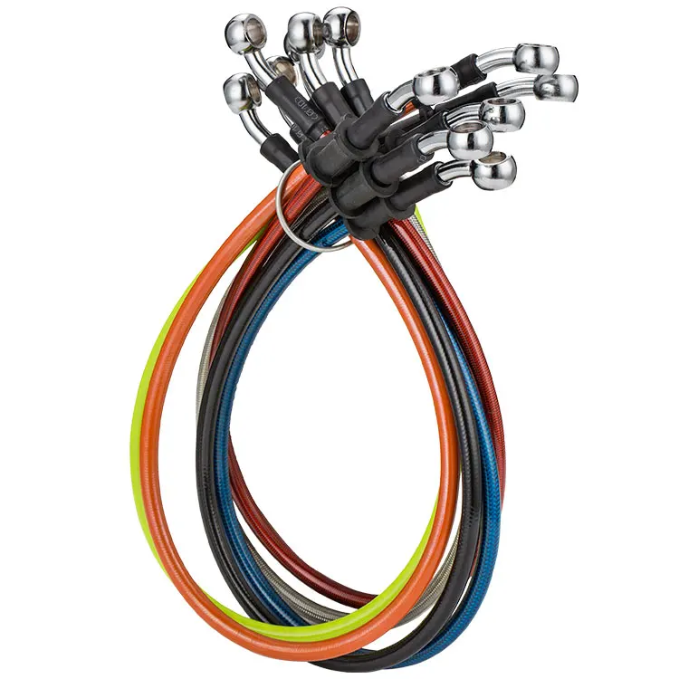 Высококачественный Гибкий тормозной шланг HaoFa в оплетке из нержавеющей стали, модифицированный автомобильный шланг An3 / An4