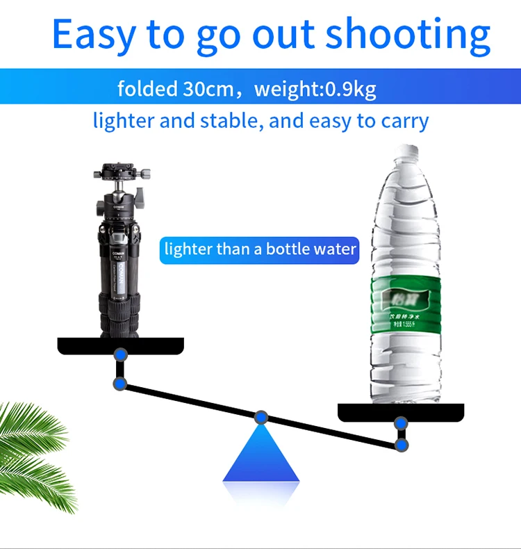 
Coman Carbon fiber Professional new product TSC12A30 portable tripod for dslr camera tripod compact highly quality 