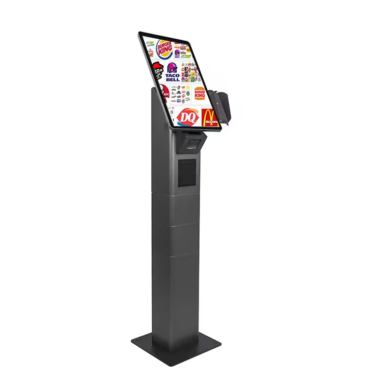 Емкостный сенсорный безналичный терминал киоск Usb Ncf Reader POS интерактивный самообслуживания оплата