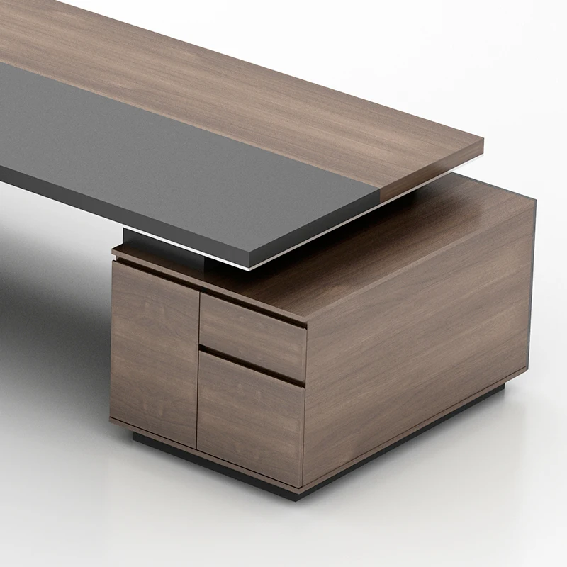 Wholesale price director industrial office desk table modern luxury ergonomic executive office desk wood