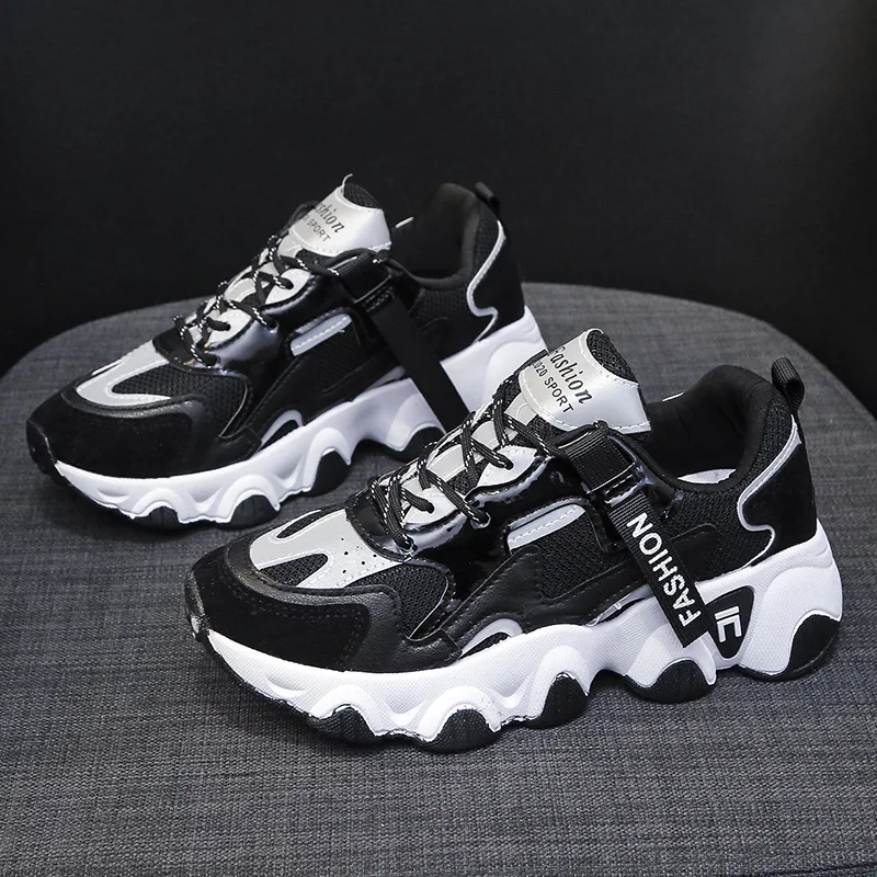 New Style Sneakers Women Flat Platform Sport Running Shoes Causal Outdoor Walking Chunky Soft For Women Shoes