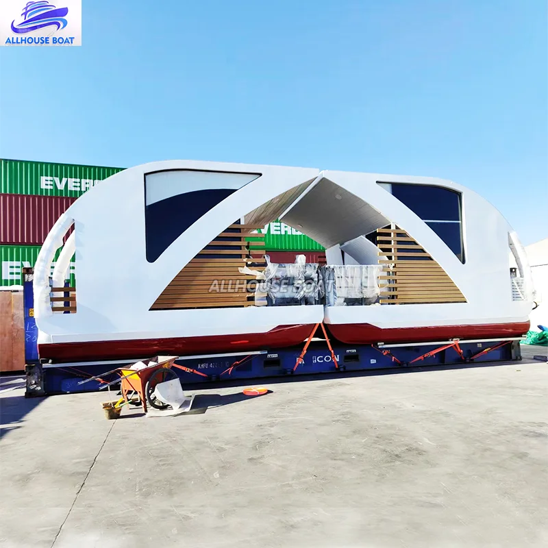 House Boat Luxury Floating Water House Pontoon Boat Yacht Luxury Boat Houseboat