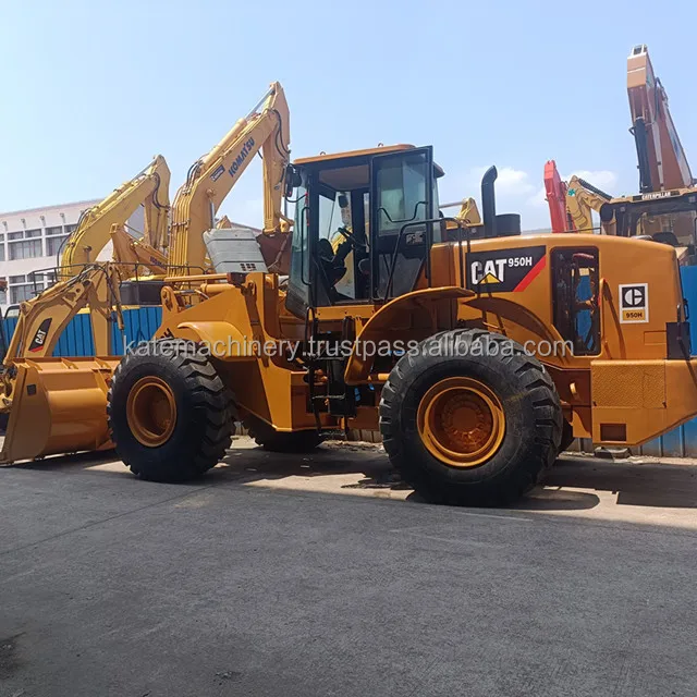 Погрузочная машина японское изготовление гусеничный погрузчик CAT 950H большая производительность отличная мощность хорошее качество