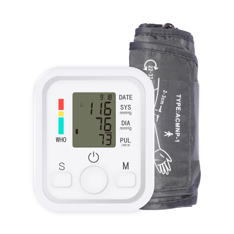 
High automatic wrist manual rechargeable wireless electronic sphygmomanometer smart digital medical arm blood pressure monitor 