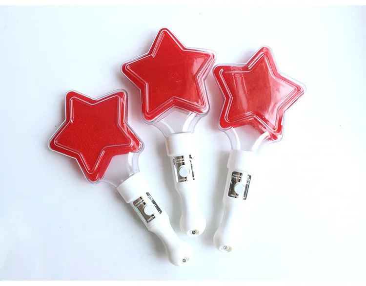 Wholesale Colorful Star Shape LED Sticks Flashing Led Light Up Star Stick For Concert Party Supplies
