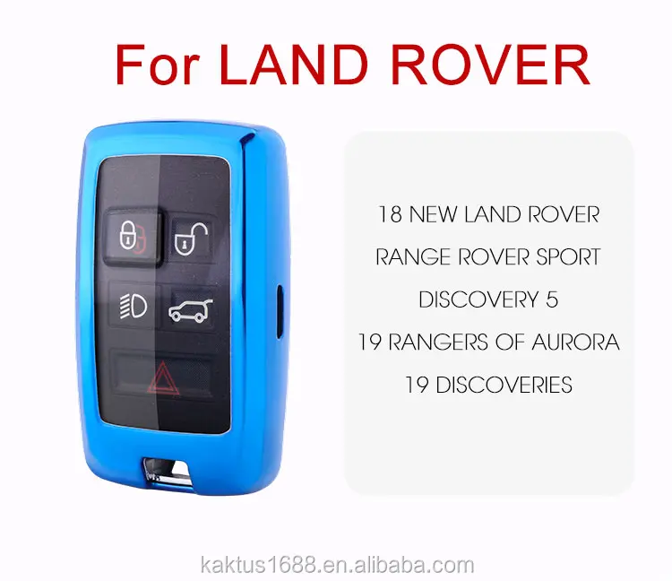 For Land Rover key shell 18 New Land Rover Range Rover Sport Discovery 5 19 Discoverie Car Key Case TPU protect Cover Carkey