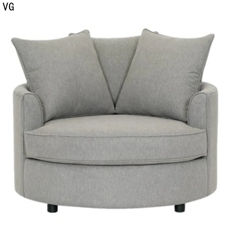 High quality single round lounge sofa chair modern wooden sofa set furniture living room sofas